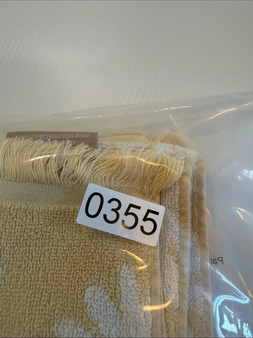 Yellow Daisy Cotton Blend Towel - Deborah Connolly